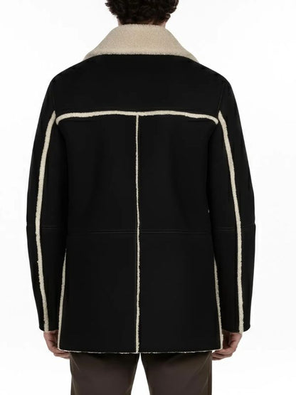 The Boys S05 Hughie Campbell Suede Leather Black Coat