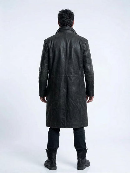 The Boys S05 Karl Urban Black Leather Coat