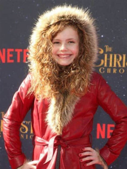 The Christmas Chronicles 2 Darby Camp Red Hooded Coat