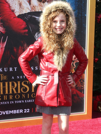 The Christmas Chronicles 2 Darby Camp Red Hooded Coat