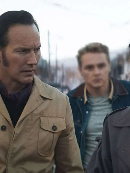 The Conjuring Last Rites Patrick Wilson Beige Cotton Jacket