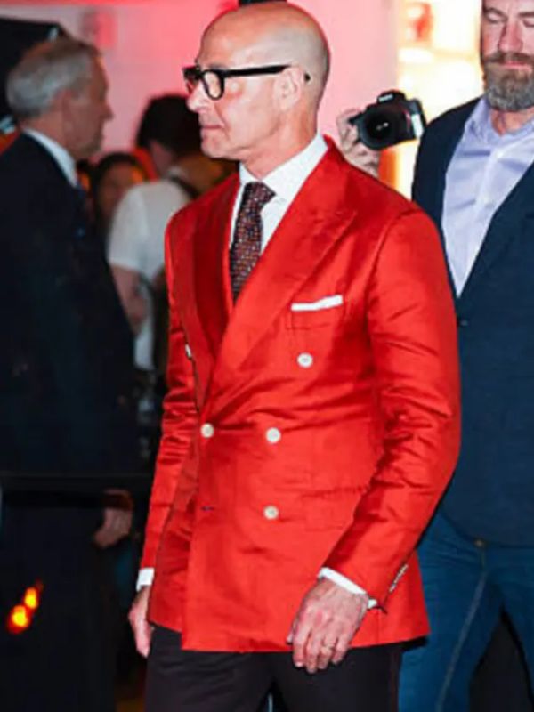 The Devil Wears Prada 2 Stanley Tucci Red Blazer