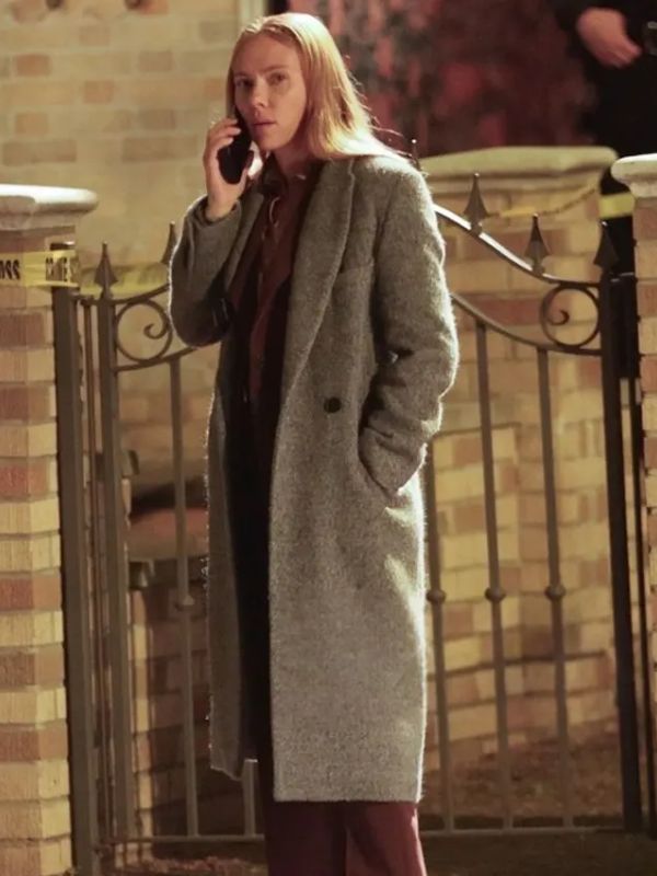 The Exorcist Scarlett Johansson gray Wool Coat