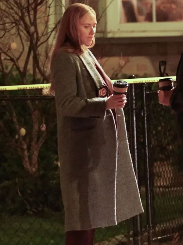 The Exorcist Scarlett Johansson gray Wool Coat