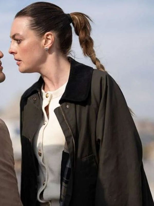 The Gentleman Melis Sezen Green Cotton Jacket