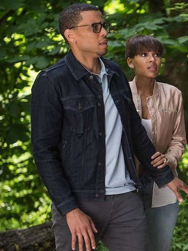 The Intruder Michael Ealy Black Denim Jacket
