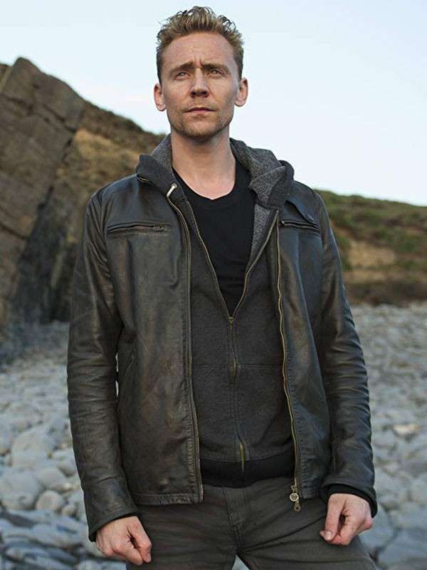 The Night Manager Tom Hiddleston Black Leather Jacket