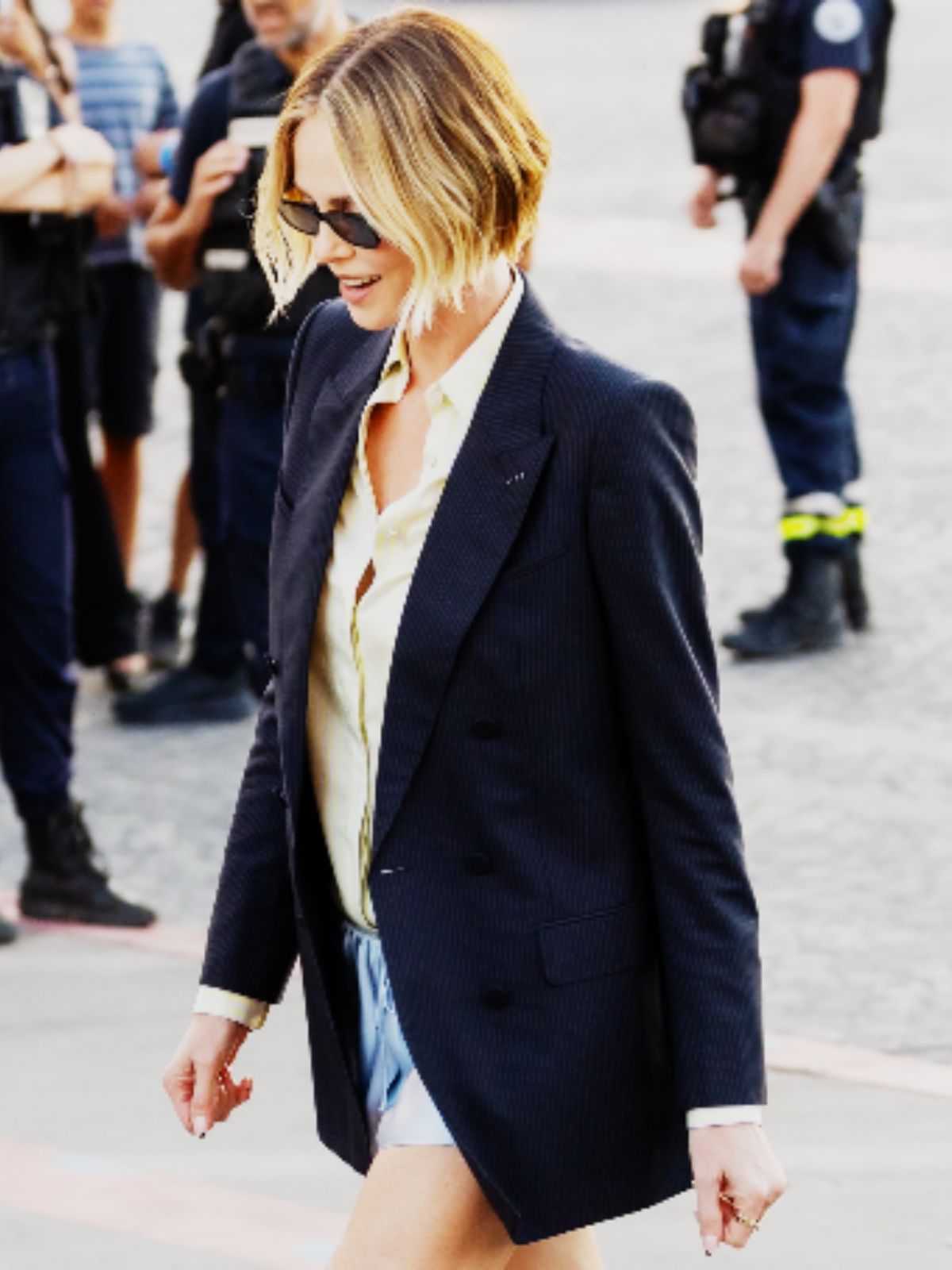 The Odyssey Charlize Theron Black Blazer