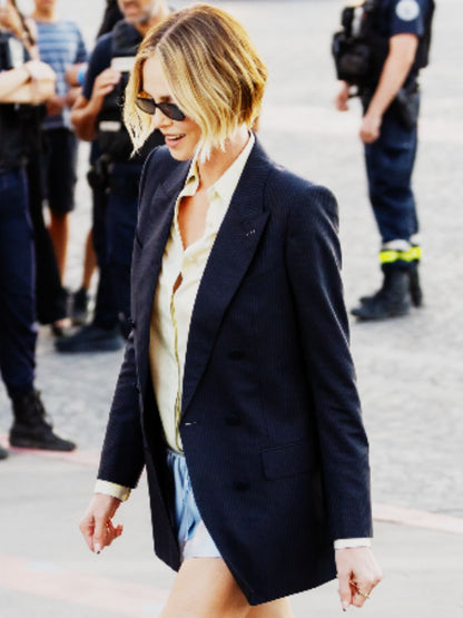 The Odyssey Charlize Theron Black Blazer