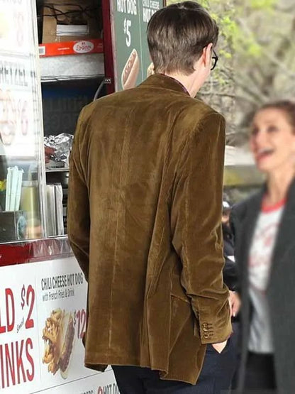 The Sham Stephen Merchant Brown Corduroy Blazer