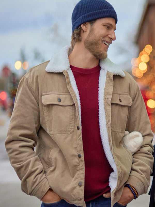 Tis The Season To Be Merry Adam Walters Shearling Jacket