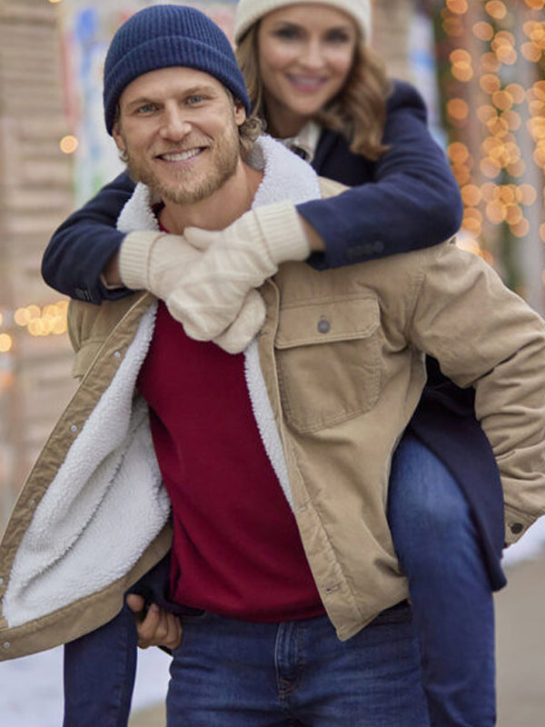 Tis The Season To Be Merry Adam Walters Shearling Jacket
