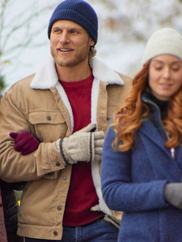 Tis The Season To Be Merry Adam Walters Shearling Jacket