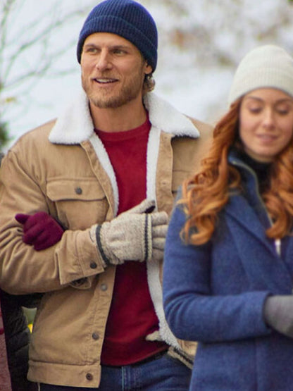 Tis The Season To Be Merry Adam Walters Shearling Jacket