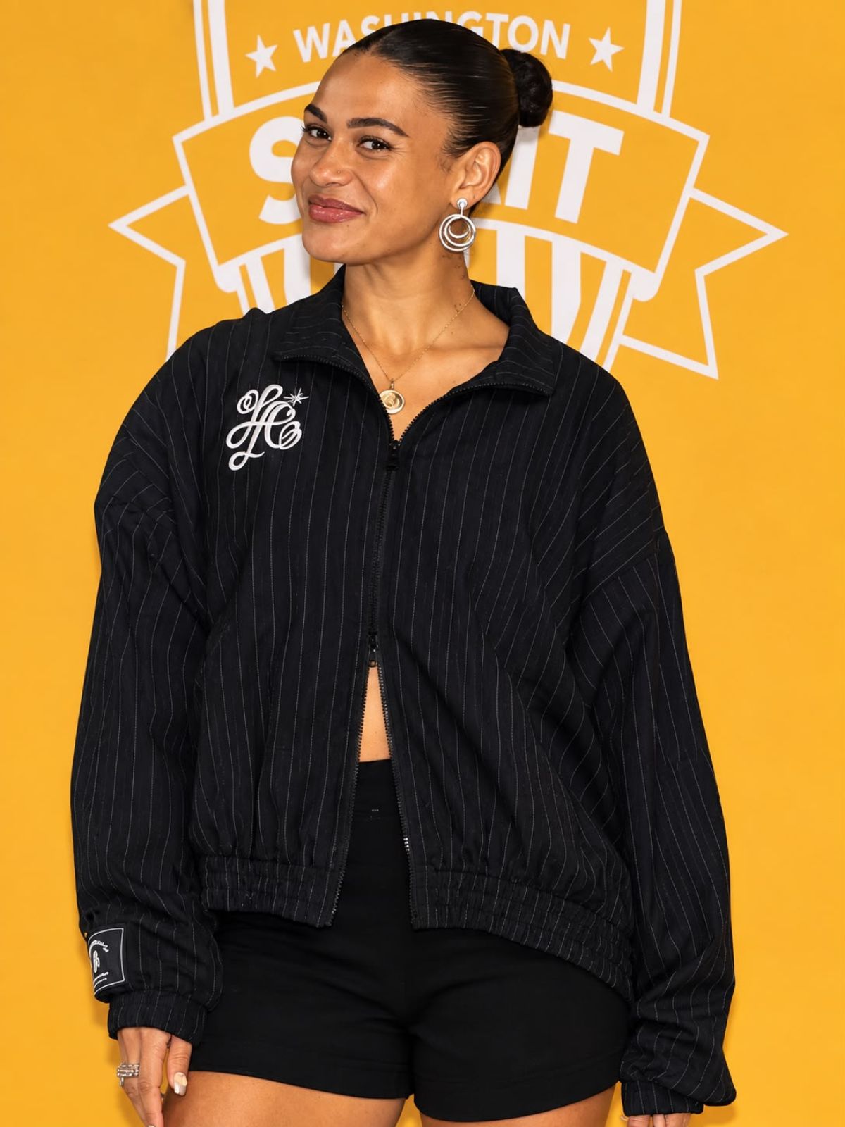 US Open Championships Trinity Rodman Black Track Jacket