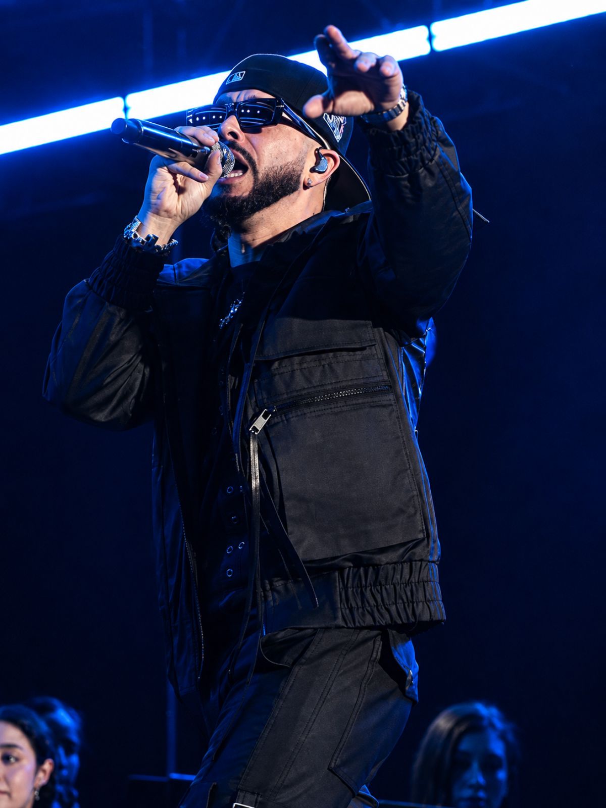 Venezuela Benefit Concert Yandel Black Hooded Jacket