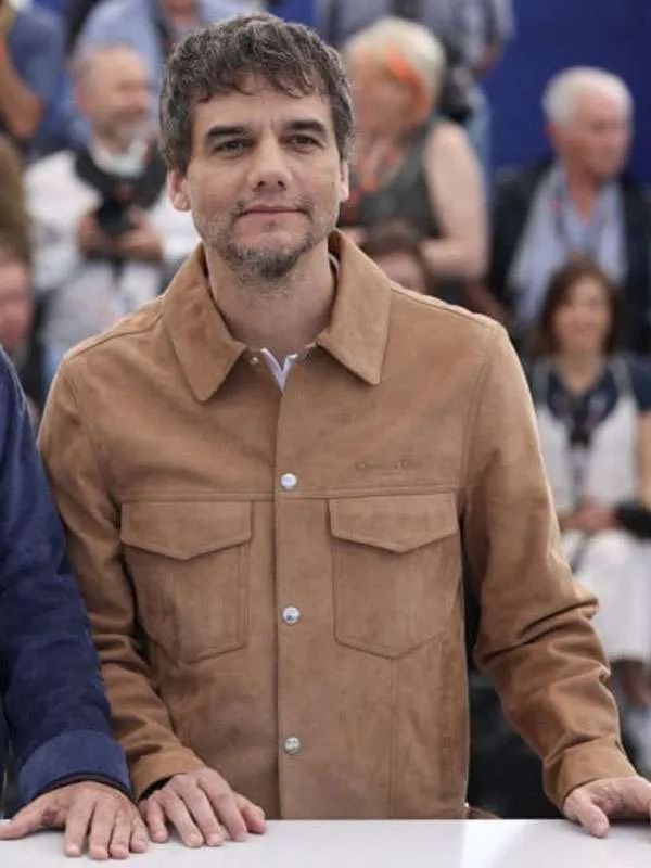 Wagner Moura The Secret Agent Brown Suede Leather Jacket