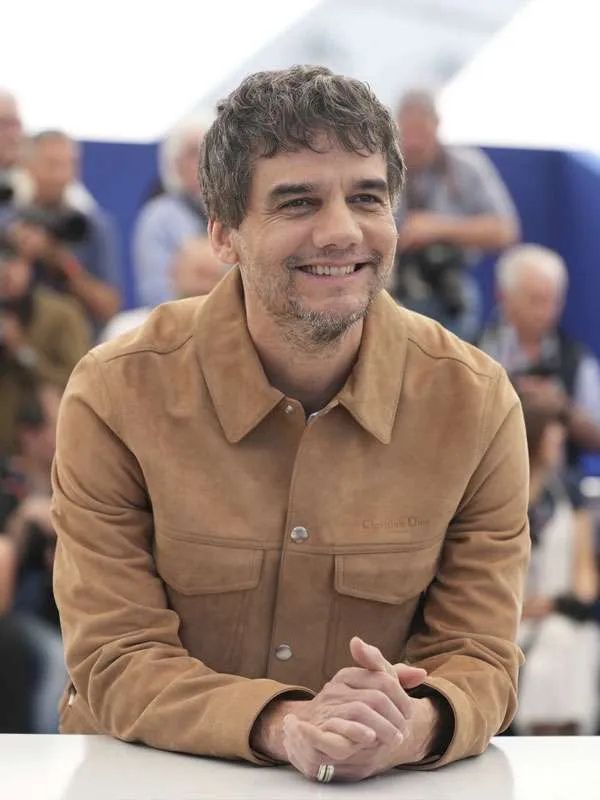 Wagner Moura The Secret Agent Brown Suede Leather Jacket