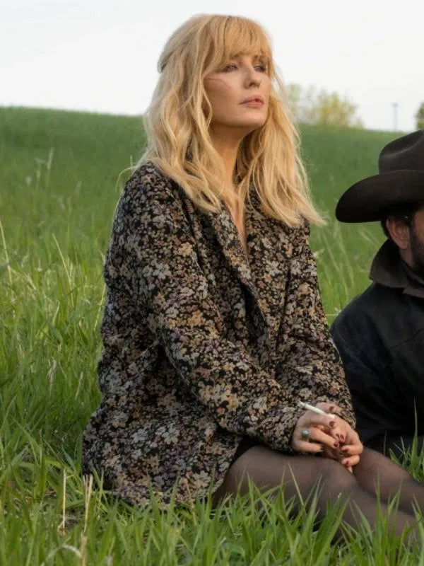 Yellowstone SO5 Beth Dutton Floral Coat