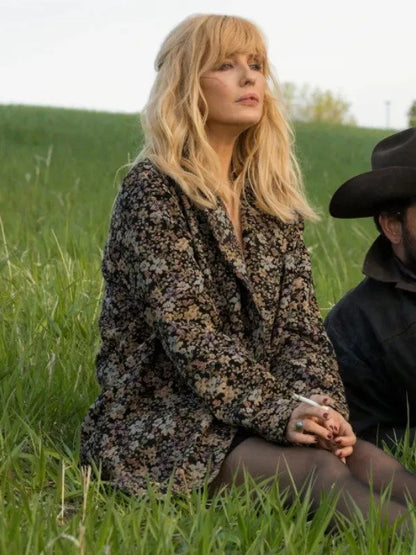 Yellowstone SO5 Beth Dutton Floral Coat