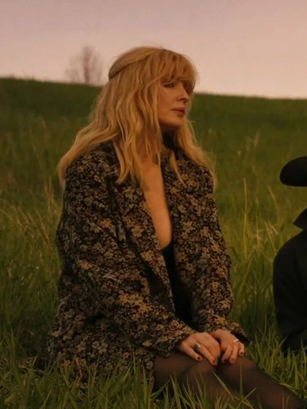 Yellowstone SO5 Beth Dutton Floral Coat