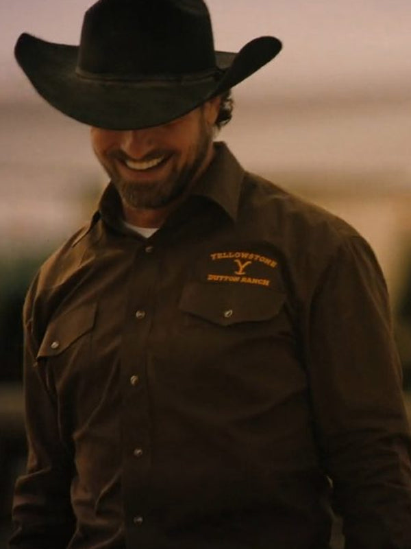 Yellowstone SO5 Dutton Ranch Brown Shirt