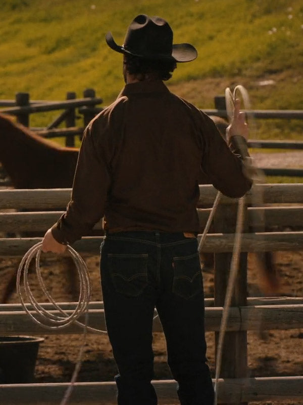Yellowstone SO5 Dutton Ranch Brown Shirt