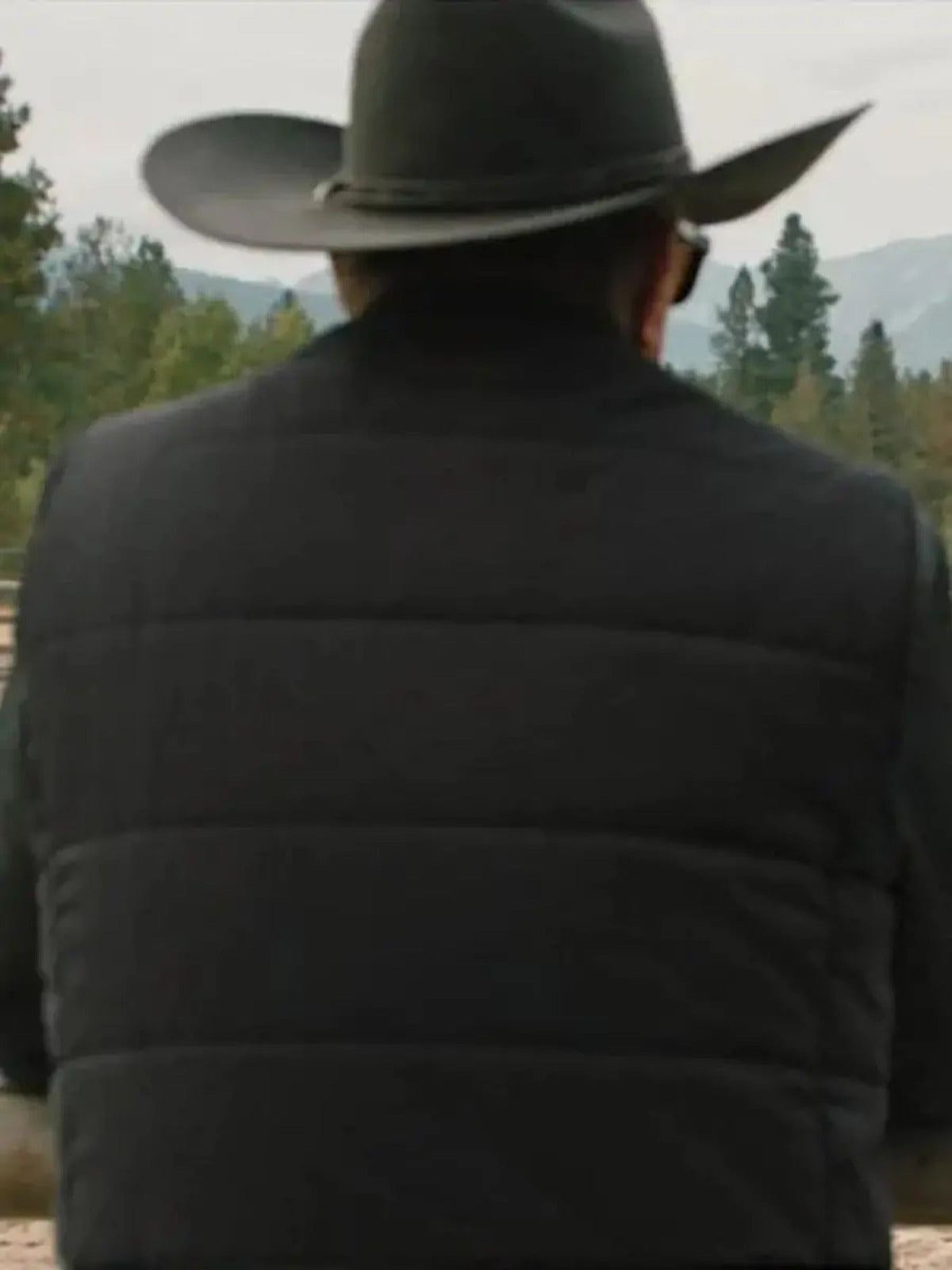 Yellowstone SO5 John Dutton Black Puffer Vest