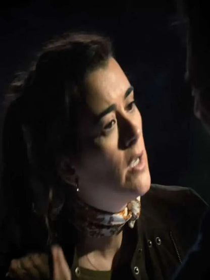 Ziva David NCIS Tony & Ziva Green Suede Leather Jacket
