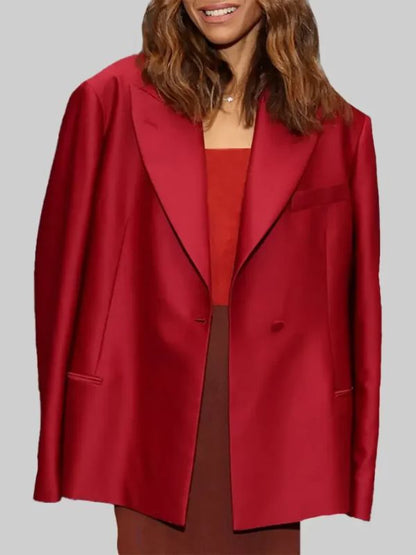 Zoe Saldana Film Festival Red Blazer