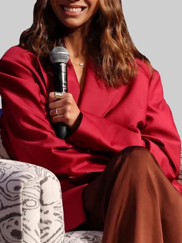 Zoe Saldana Film Festival Red Blazer